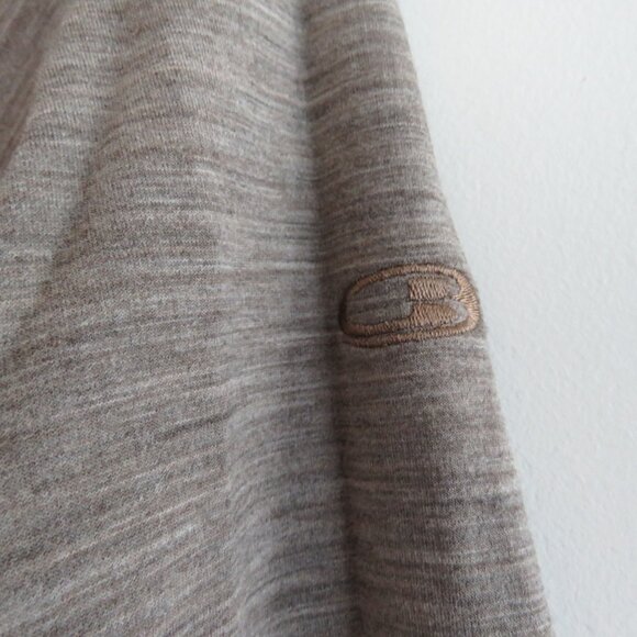 ICEBREAKER | RealFLEECE® Sierra Merino Wool Zip Up Jacket Sweater Oatmeal Sz M - Picture 10 of 16